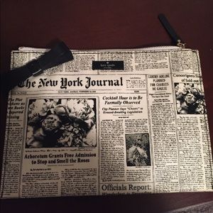 Kate Spade Newspaper Clutch